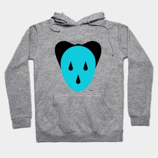 Mouse Head Blue /  Black Hoodie